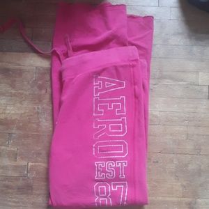 Pink aero sweats